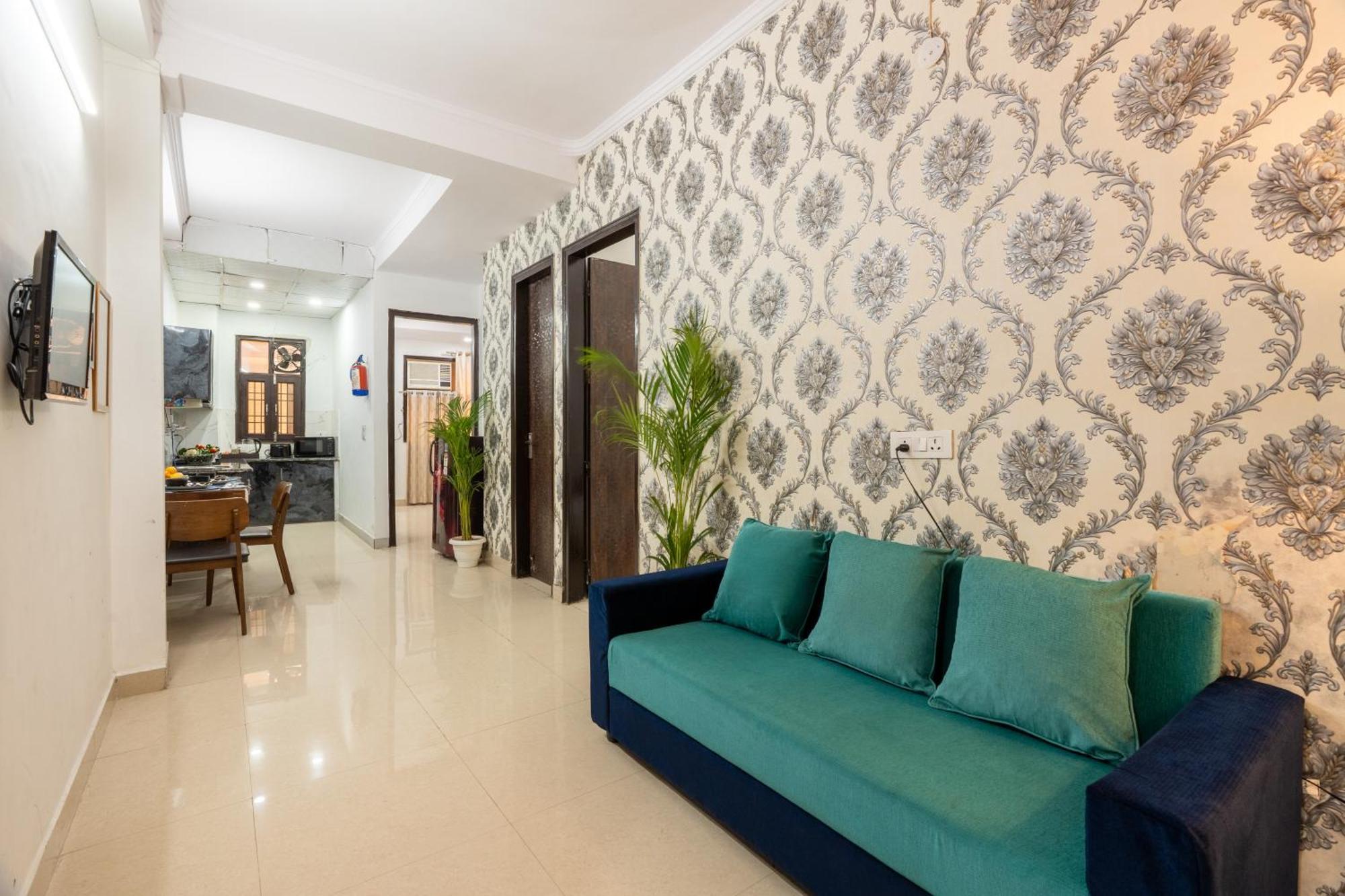 Homlee-Vintage 2Bhk-Ndls-Lift-Bharat Mandapam Appartement New Delhi Buitenkant foto